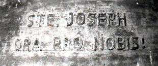 Detailansicht der Josefsglocke - Glocke 3
